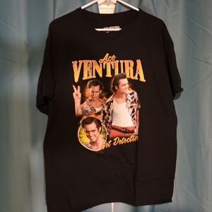 Black Ace Ventura Graphic T-Shirt